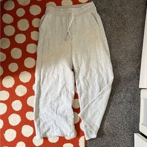 Lululemon Wide Leg Grey Sweatpants